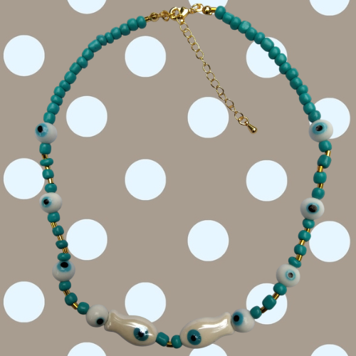 Collar Ojito Blue
