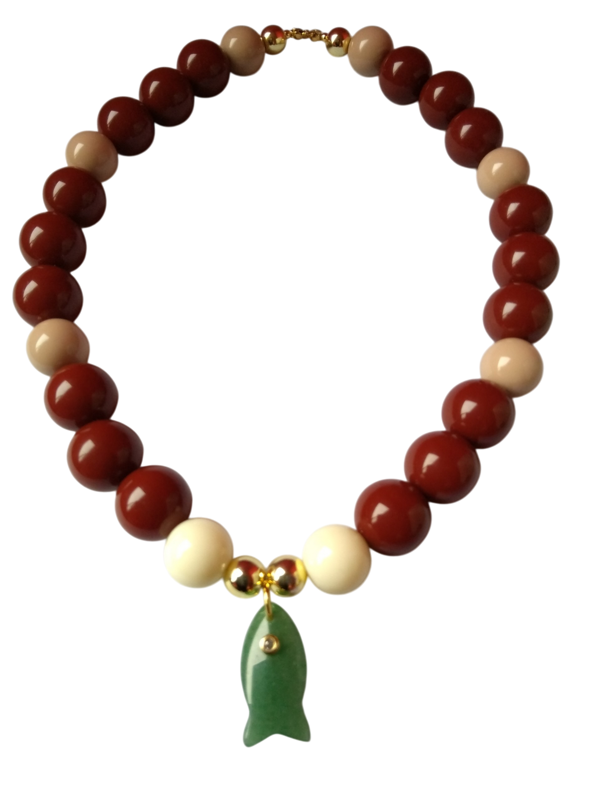 Collar Pececito Terracota