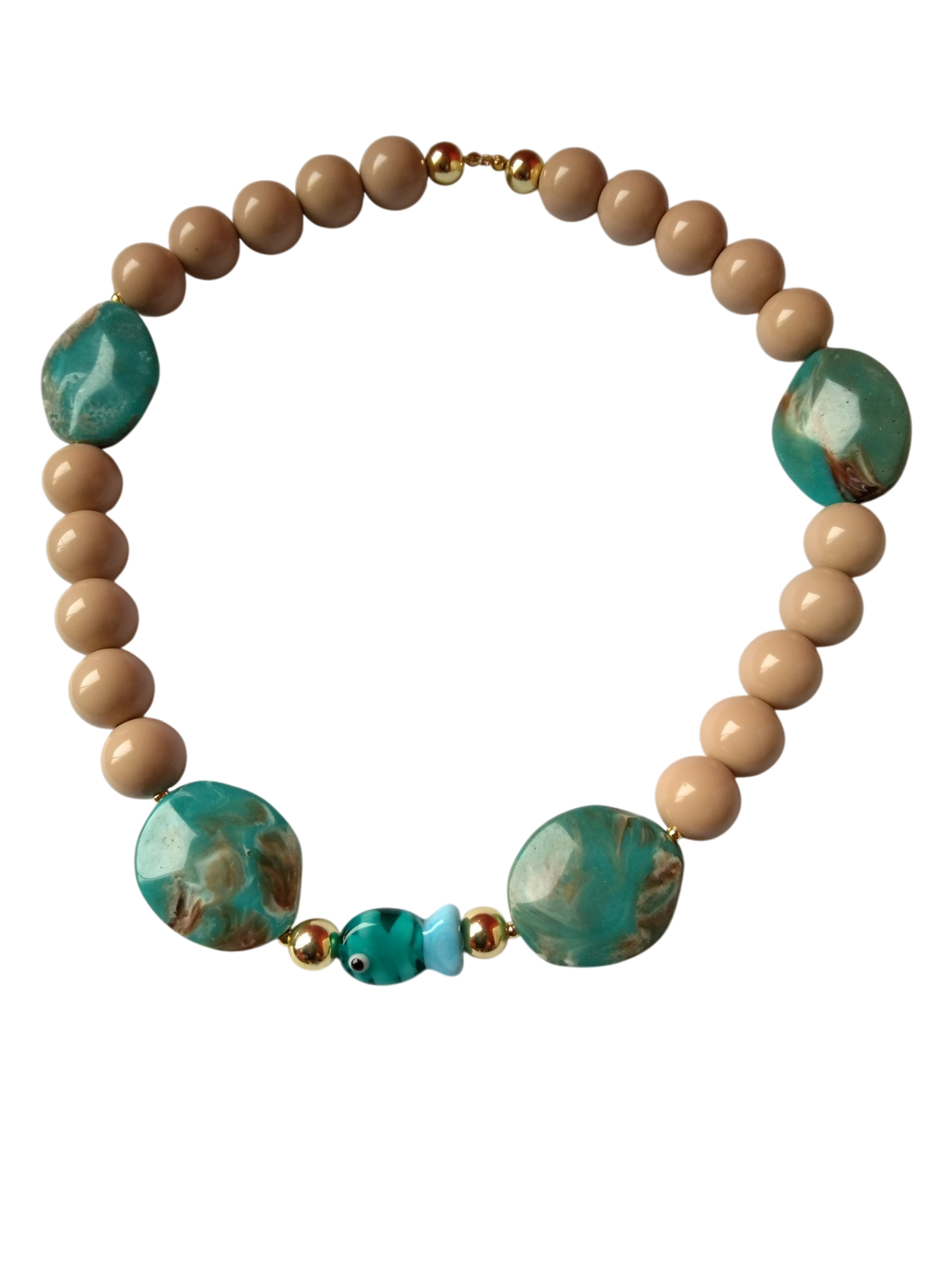 Collar Pececito Turquesa