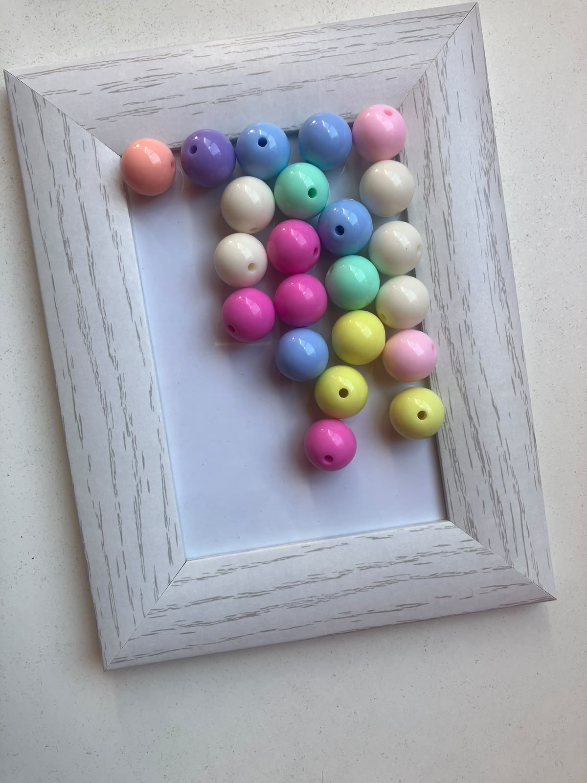 Cuentas Redondas Acrílicas para Collares 14 mm