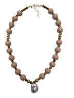 Collar Perla Shell Nude