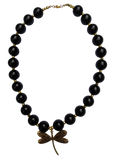 Collar Ónix & Libélula Dorada