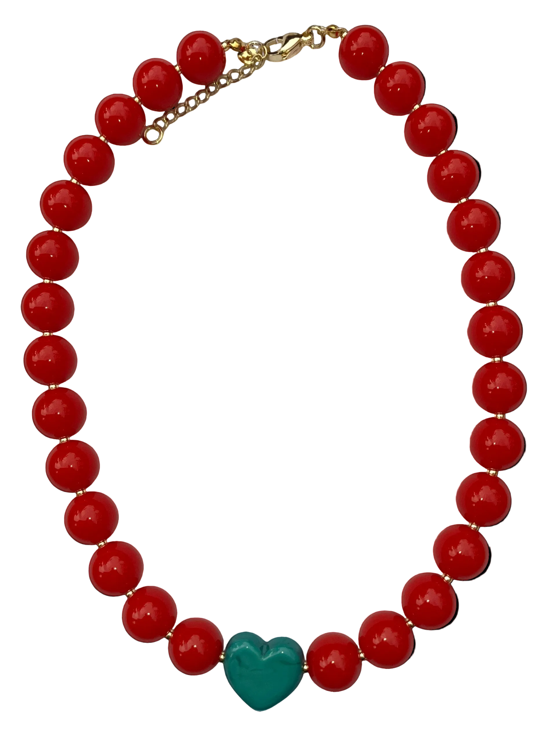 Collar cuentas acrílicas