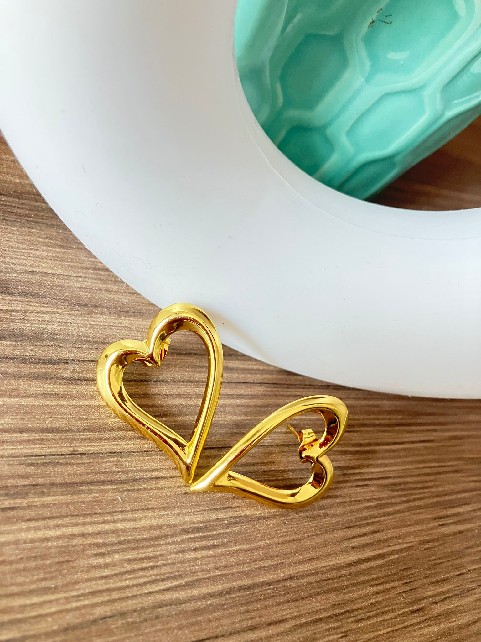 Aros Corazón Lineal