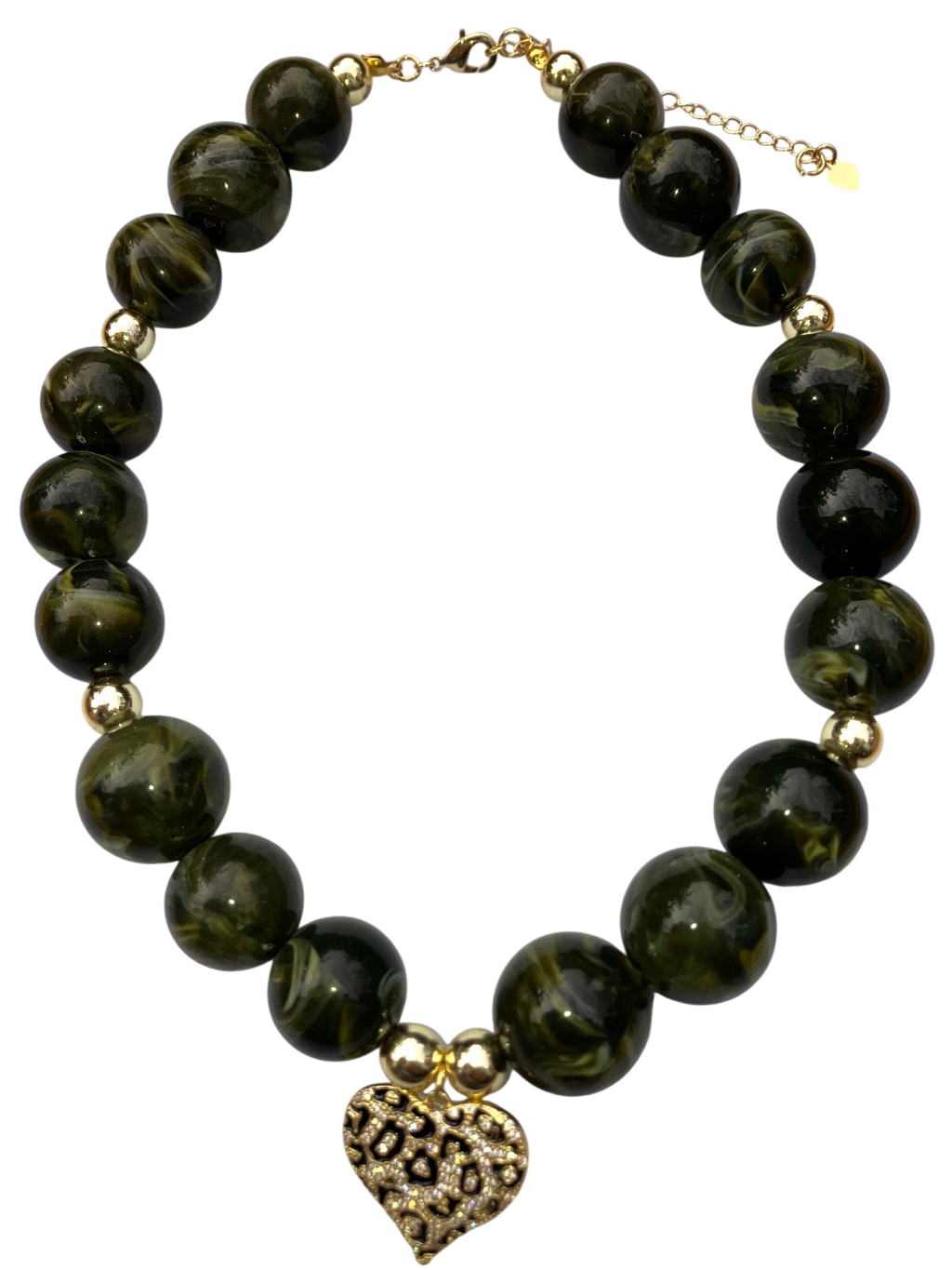 Collar cuentas acrílicas