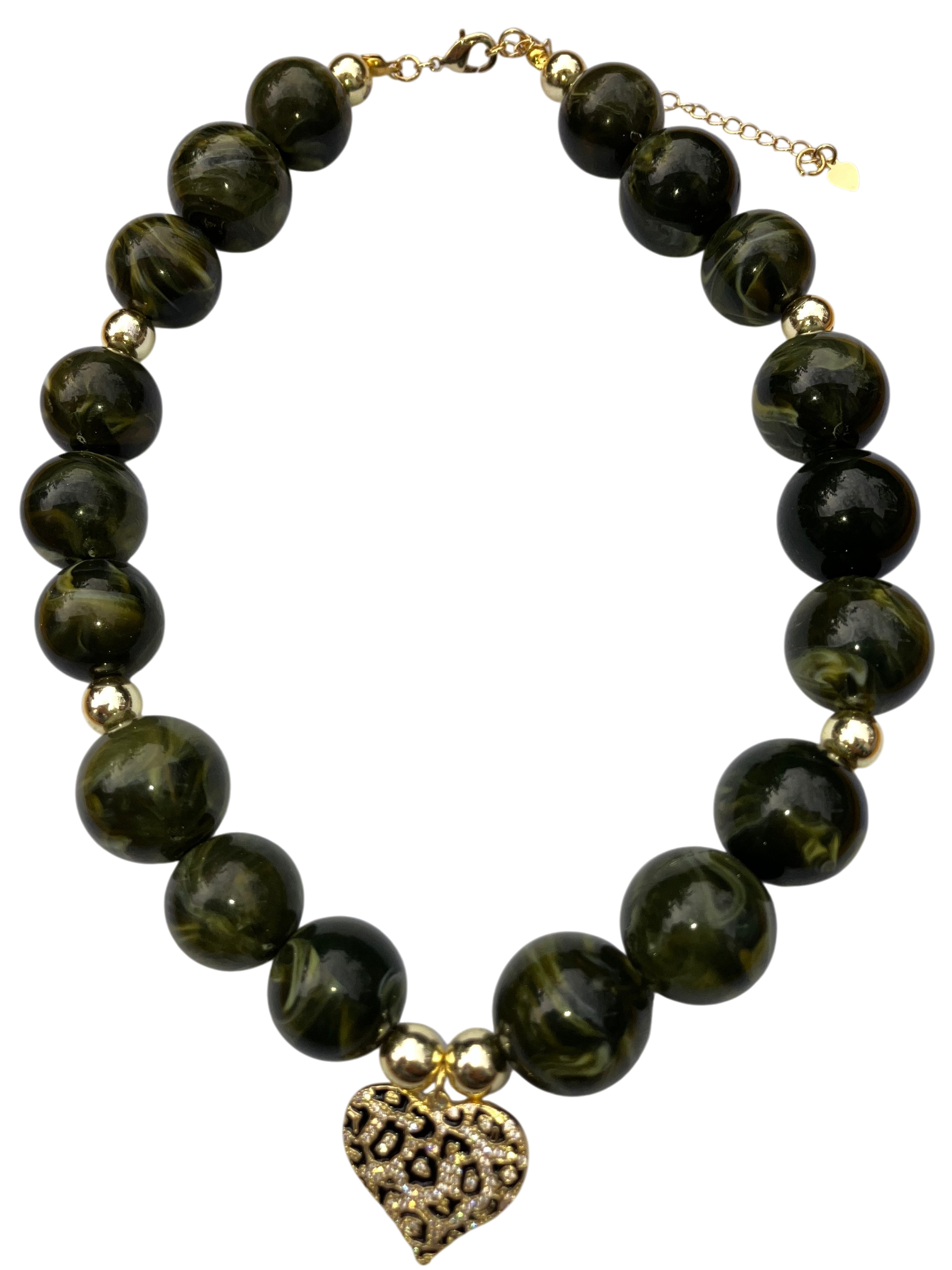 Collar cuentas acrílicas